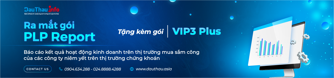 Tính năng & bảng giá gói PLP Report - Báo cáo kết quả hoạt động kinh doanh trên thị trường mua sắm công của các công ty niêm yết trên thị trường chứng khoán